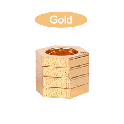 Stackable Rings, Round or Hexagon Ring in Zinc Alloy – image 13