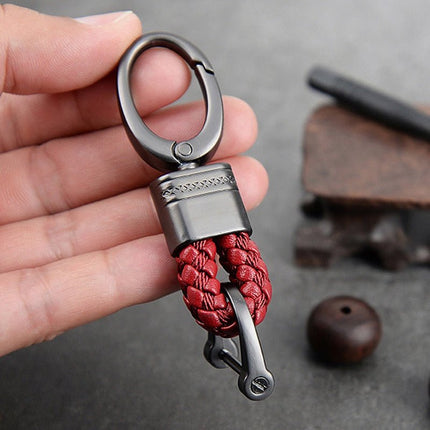 Braided Keychain for Car Keys, Woven Neck Key Lanyard – image 4