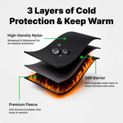 Winter Heated Gloves with Touchscreen Tips & Adjustable Fit | Battery-Powered Warmth for Outdoor Activities