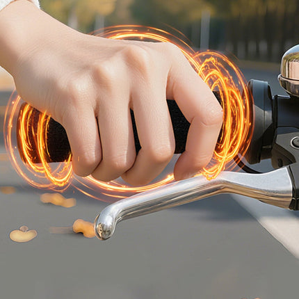 Heated Motorcycle Handlebar Grips with USB Power & Temperature Control | Adjustable Comfort for Safe Riding in Cold Weather