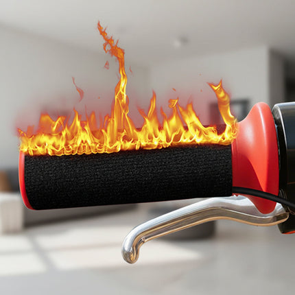 Heated Motorcycle Handlebar Grips with USB Power & Temperature Control | Adjustable Comfort for Safe Riding in Cold Weather