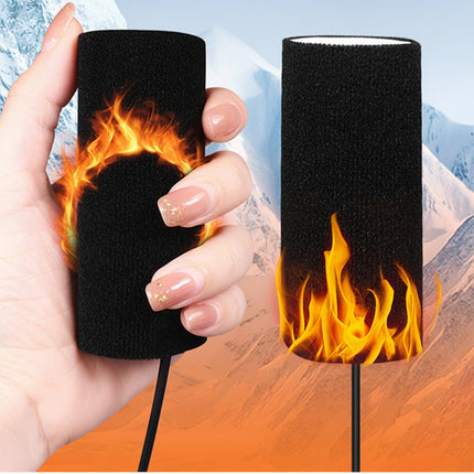Heated Motorcycle Handlebar Grips with USB Power & Temperature Control | Adjustable Comfort for Safe Riding in Cold Weather