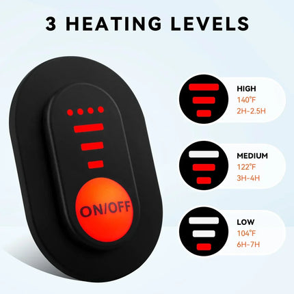 Heated Winter Gloves with Touchscreen Functionality | Waterproof Battery-Powered Gloves for Skiing and Outdoor Activities