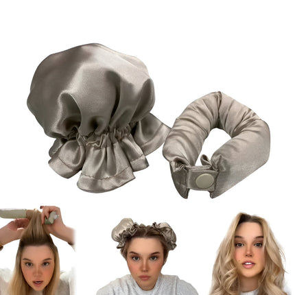 Heatless Hair Curler Set with Smart Buckle Design | Easy Overnight Styling for All Hair Types