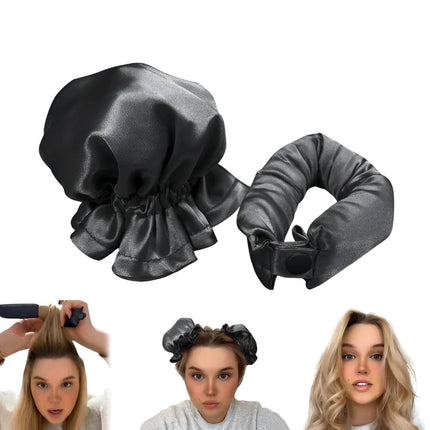 Heatless Hair Curler Set with Smart Buckle Design | Easy Overnight Styling for All Hair Types