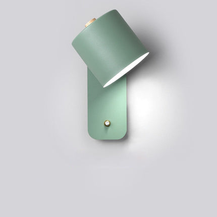 Modern LED Wall Lamp with Built-In Switch | Stylish Metal Fixture for Bedrooms and Living Rooms