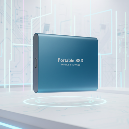 High-Speed Portable SSD | 128GB Mobile Storage Device with USB 3.1 Connectivity | Compact Design for Easy Data Transfer 0