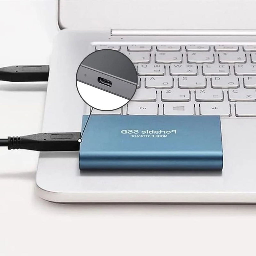 High-Speed Portable SSD | 128GB Mobile Storage Device with USB 3.1 Connectivity | Compact Design for Easy Data Transfer 1
