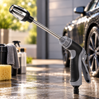 High Pressure Car Washer, Garden Hose Nozzle with Adjustable Spray, Hose Sprayer for Car Wash and Driveway Cleaning_00