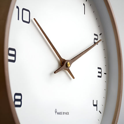 Nordic Wall Clock with Silent Quartz Movement | Minimalist Wood Frame for Timeless Elegance in Any Room