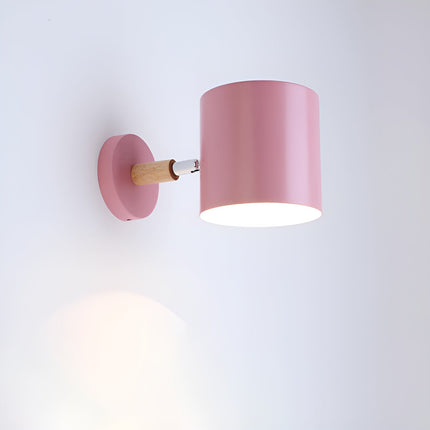 Scandinavian Wall Lamp with Adjustable Shade | Soft Pastel Design for Cozy Lighting