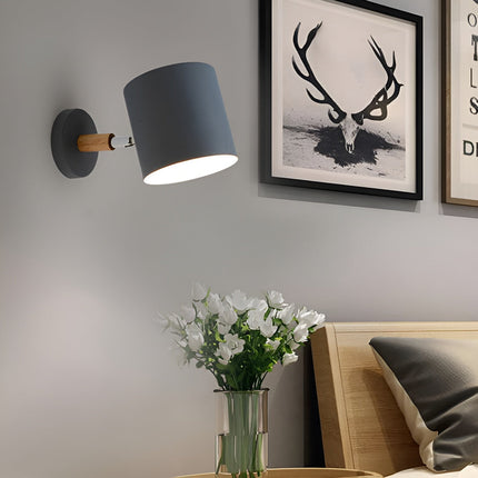 Scandinavian Wall Lamp with Adjustable Shade | Soft Pastel Design for Cozy Lighting