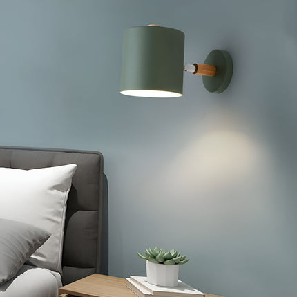 Scandinavian Wall Lamp with Adjustable Shade | Soft Pastel Design for Cozy Lighting