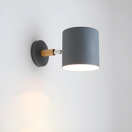 Scandinavian Wall Lamp with Adjustable Shade | Soft Pastel Design for Cozy Lighting