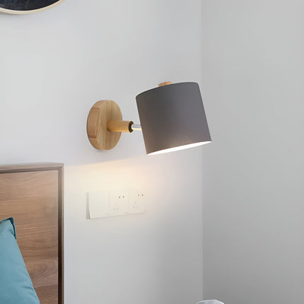 Scandinavian Wall Lamp with Adjustable Shade | Soft Pastel Design for Cozy Lighting