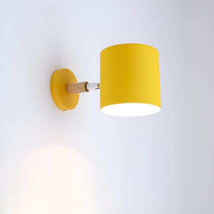 Scandinavian Wall Lamp with Adjustable Shade | Soft Pastel Design for Cozy Lighting