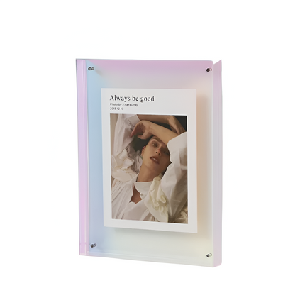 Acrylic Photo Frame with Modern Minimalist Design | Versatile Floating Display for Photos and Art Prints