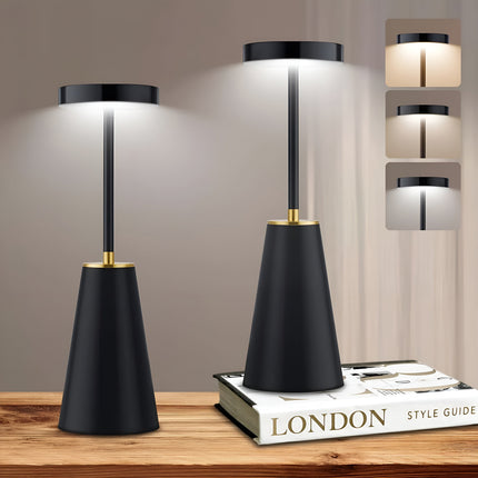 Wireless LED Table Lamp with Touch Control & Adjustable Lighting | Sleek Modern Design for Any Room
