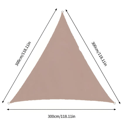 Waterproof Shade Sail Canopy with UV Protection | Lightweight Triangle Design for Outdoor Comfort