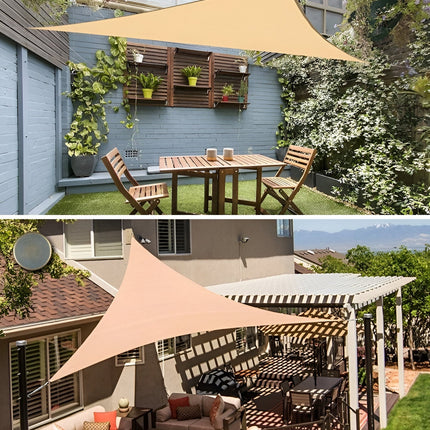 Waterproof Shade Sail Canopy with UV Protection | Lightweight Triangle Design for Outdoor Comfort