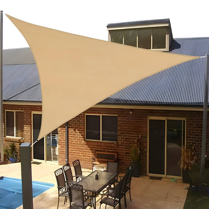 Waterproof Shade Sail Canopy with UV Protection | Lightweight Triangle Design for Outdoor Comfort