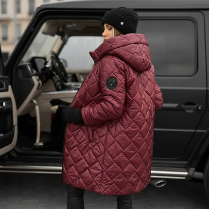 Quilted Hooded Jacket for Cold Weather with Insulated Design | Lightweight Stylish Outerwear for Everyday Comfort
