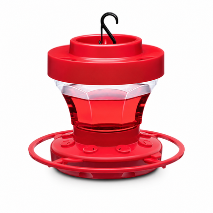 Hummingbird Feeder with Easy Fill Design & Ant Guard | 16 oz Capacity for Multiple Birds in Your Garden