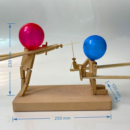 Wooden Puppets Balloon Game