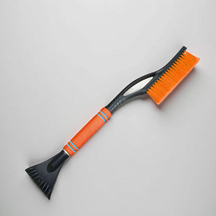 Ice Scraper Snow Brush with Extended Reach Handle | Two-in-One Tool for Quick Car Windshield Clearing