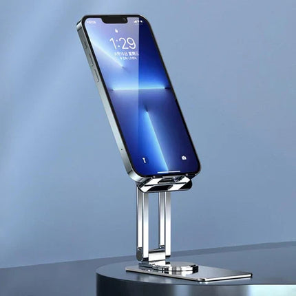 Adjustable Phone and Tablet Stand for Desk, Height and Angle Adjustable Holder for Video Calls