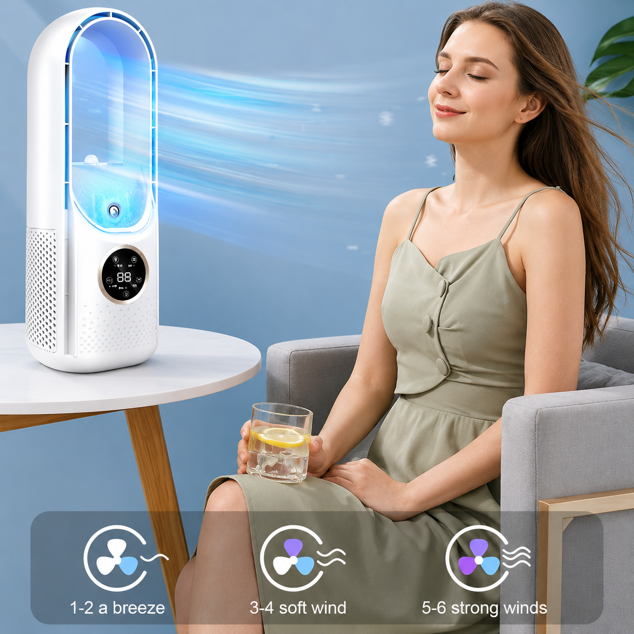 Indoor Air Cooler | Portable Air Conditioner with 5-in-1 Functionality | Efficient Cooling for Home and Office 1