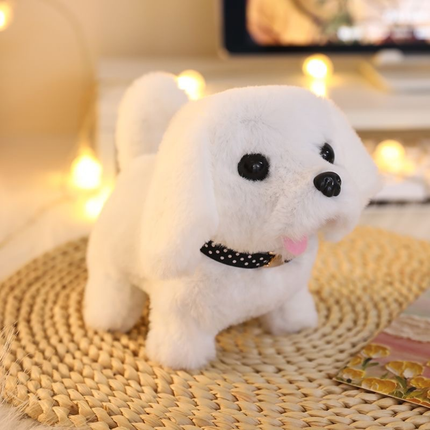 Interactive Plush Robot Puppy Toy with Realistic Movement | Walking and Barking Fun for Kids
