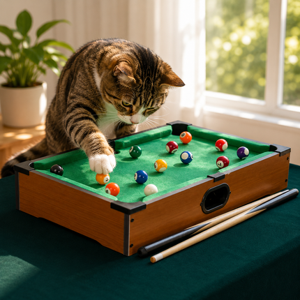 Interactive Cat Billiard Toy for Indoor Play | Engaging Fun to Stimulate Kittens and Cats