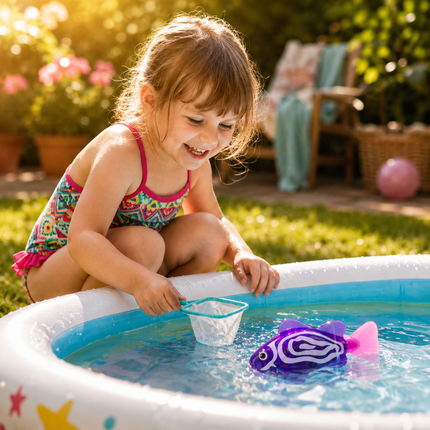 LED Floating Fish Bath Toy for Kids with Colorful Lights | Interactive Water Play for Fun Bath Time