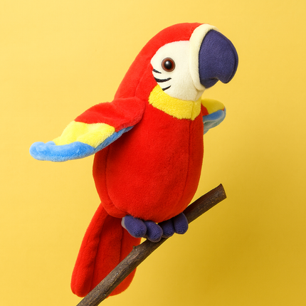 Interactive Talking Parrot Plush Toy for Kids | Voice Repetition to Boost Communication Skills