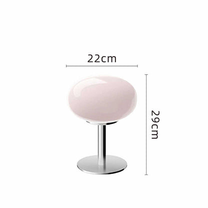 Italian Designer | Table Lamp with Soft LED Glow & Elegant Glass Shade | Modern Accent Light for Cozy Ambiance 7