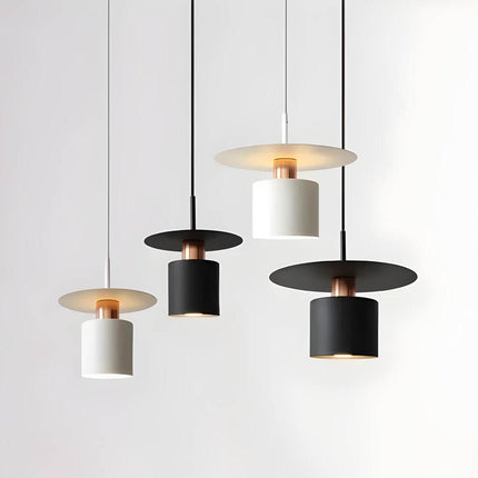 Pendant Ceiling Light with Modern Geometric Design | Adjustable Downward Illumination for Dining and Living Spaces
