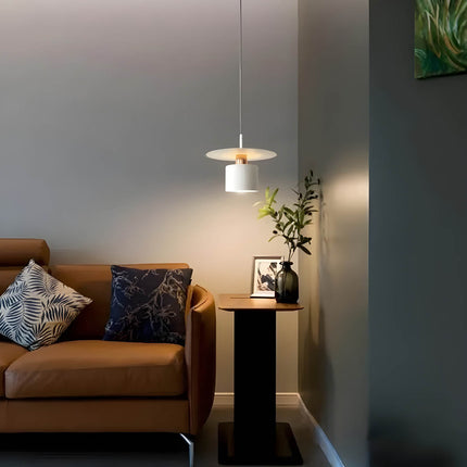 Pendant Ceiling Light with Modern Geometric Design | Adjustable Downward Illumination for Dining and Living Spaces