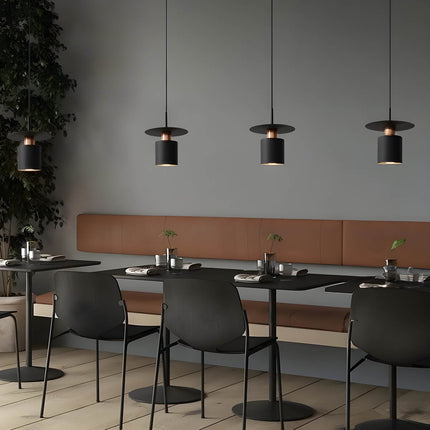 Pendant Ceiling Light with Modern Geometric Design | Adjustable Downward Illumination for Dining and Living Spaces