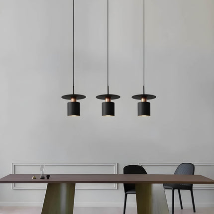 Pendant Ceiling Light with Modern Geometric Design | Adjustable Downward Illumination for Dining and Living Spaces