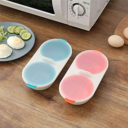 Microwave Egg Poacher Cup for Soft, Medium or Hard Poached Eggs, Breakfast Cooker with No Boiling Water