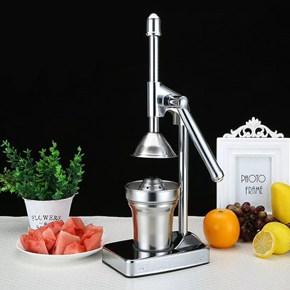 Juice Master | Stainless Steel Fruit Juicer with Easy Clean Design | Manual Citrus Extractor for Fresh Juice 1