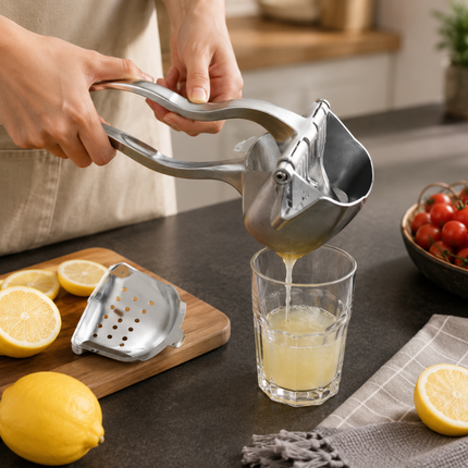 Manual Citrus Juicer with Lever Press Design | Handheld Tool for Quick Fresh Juice Extraction