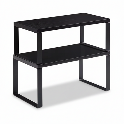 Expandable Kitchen Cabinet Shelf Organizer with Heavy Duty Support | Space-Saving Metal Racks for Smart Storage