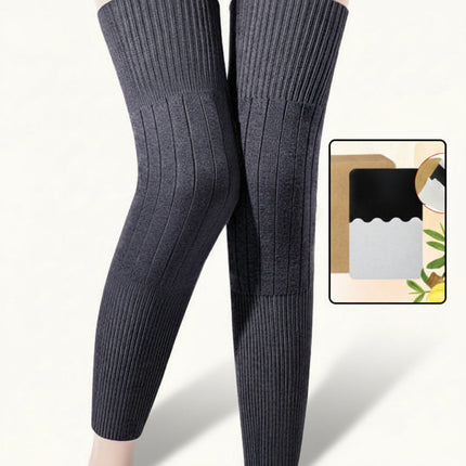 Warm Thermal Knee Pads for Cold Weather with Breathable Stretch Fabric | Ergonomic Support for Joint Protection