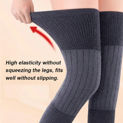 Warm Thermal Knee Pads for Cold Weather with Breathable Stretch Fabric | Ergonomic Support for Joint Protection