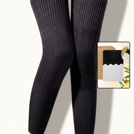 Warm Thermal Knee Pads for Cold Weather with Breathable Stretch Fabric | Ergonomic Support for Joint Protection
