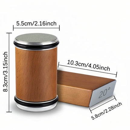 Precision Diamond Knife Sharpener Set with Magnetic Angle Guide | Easy Home Sharpening for Kitchen and Outdoor Knives