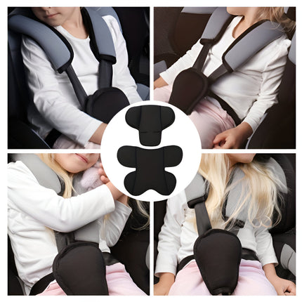 Kids Car Seat Cushion Insert with Shaped Support Design | Cozy Travel Pad for Comfort and Security