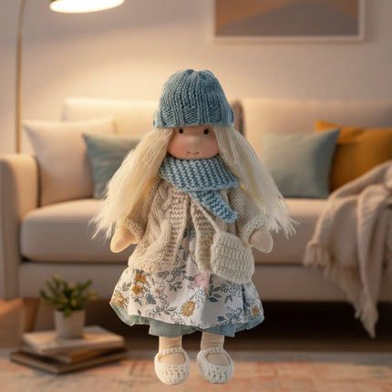 Handmade Kids Doll Toy for Creative Play | Classic Mini Doll for Imaginative Storytelling